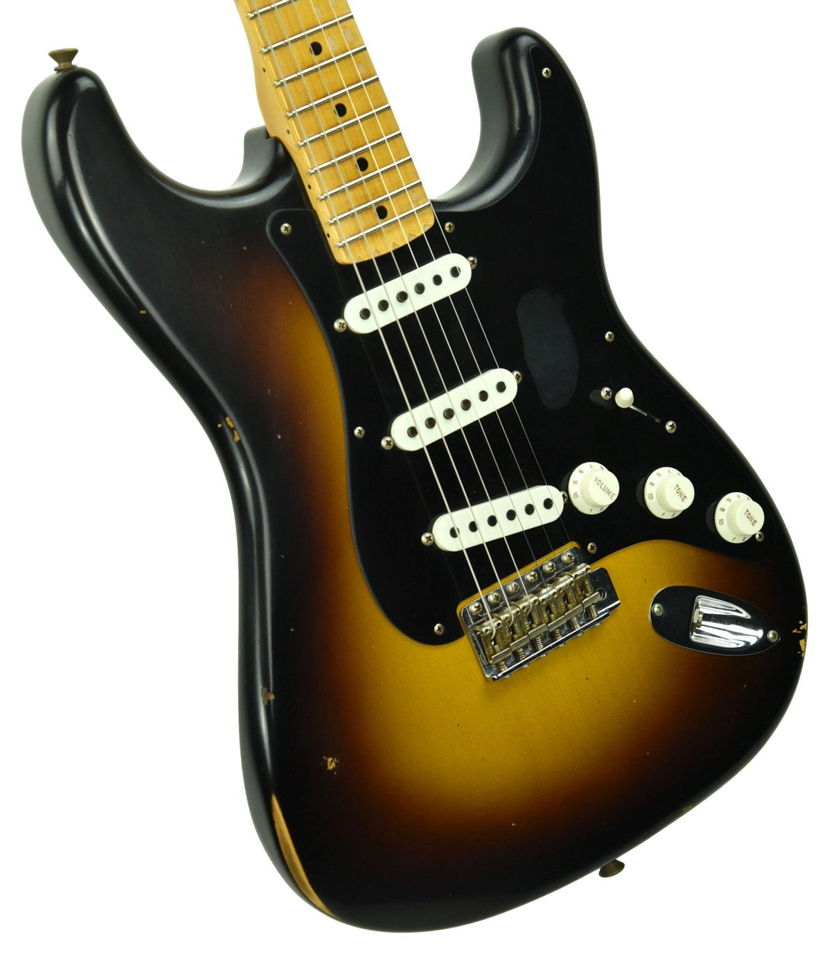 Fender Custom Shop Ancho Poblano Stratocaster Relic in Two Tone Sunburst CZ546296
