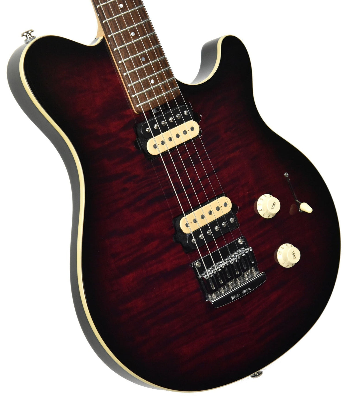 Used Music Man BFR Axis Super Sport in Trans Red G52772