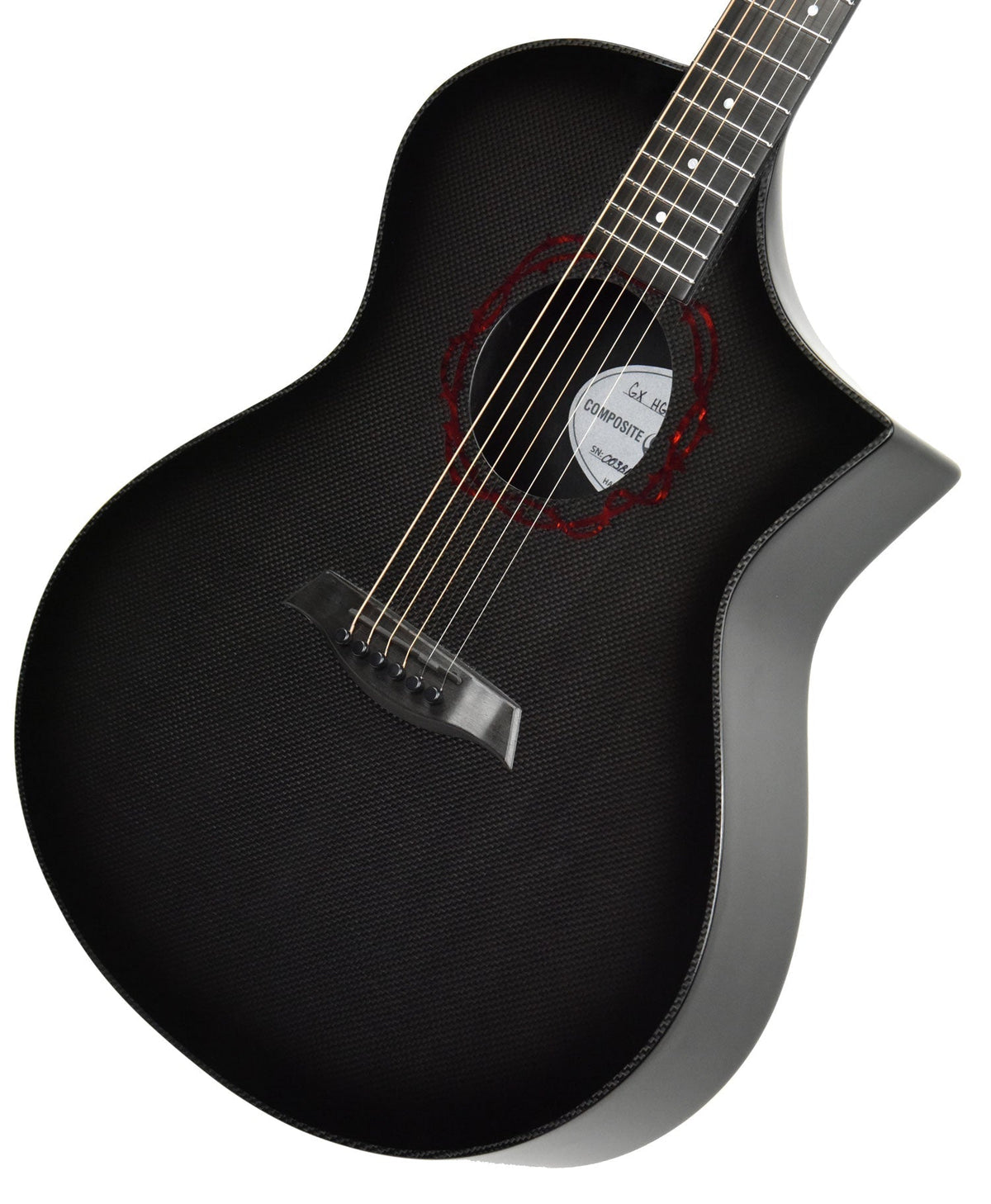 USED CA GXHG Composite Acoustic Electric Guitar in Carbon Burst 003BFE2600982CW