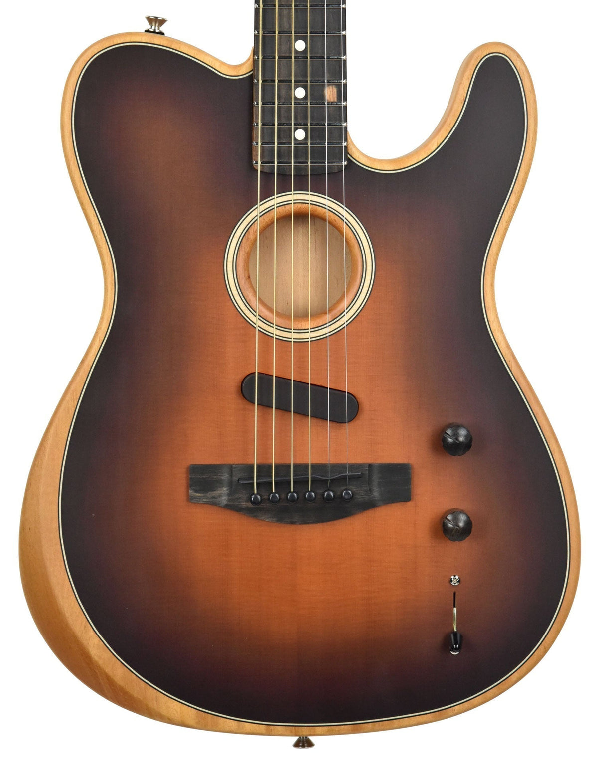 Fender Acoustasonic Telecaster in Sunburst with Gig Bag US191198