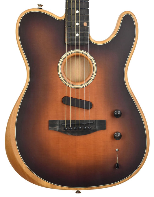 Fender Acoustasonic Telecaster in Sunburst with Gig Bag US191198