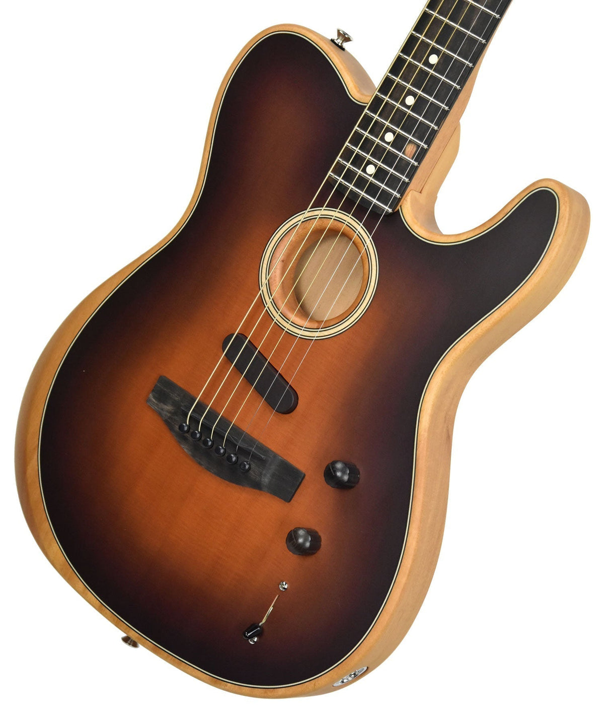 Fender Acoustasonic Telecaster in Sunburst with Gig Bag US191198