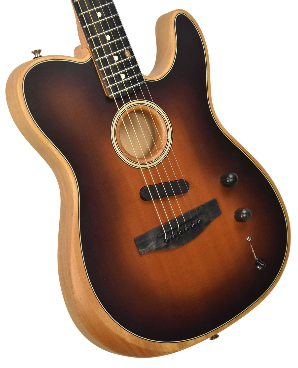 Fender Acoustasonic Telecaster in Sunburst with Gig Bag US191198