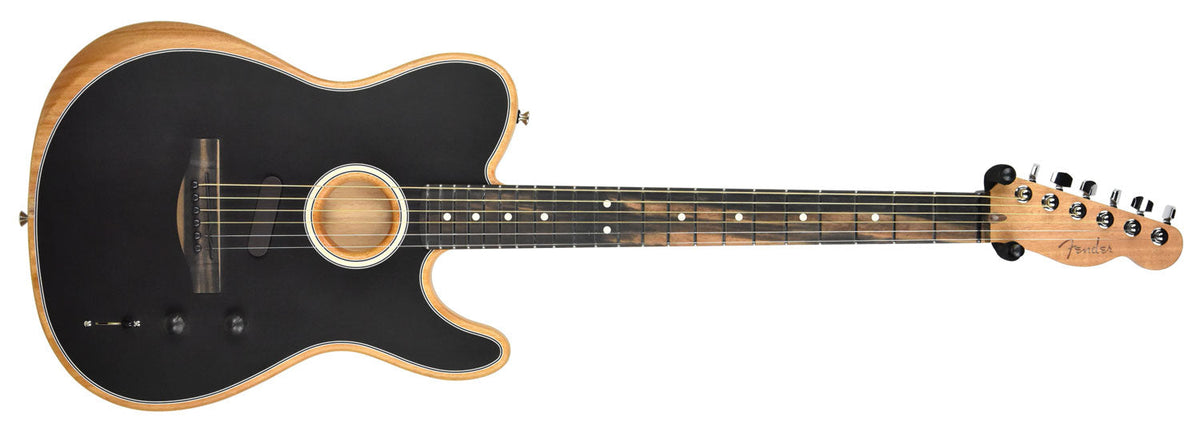 Fender Acoustasonic Telecaster in Black with Gigbag US191202