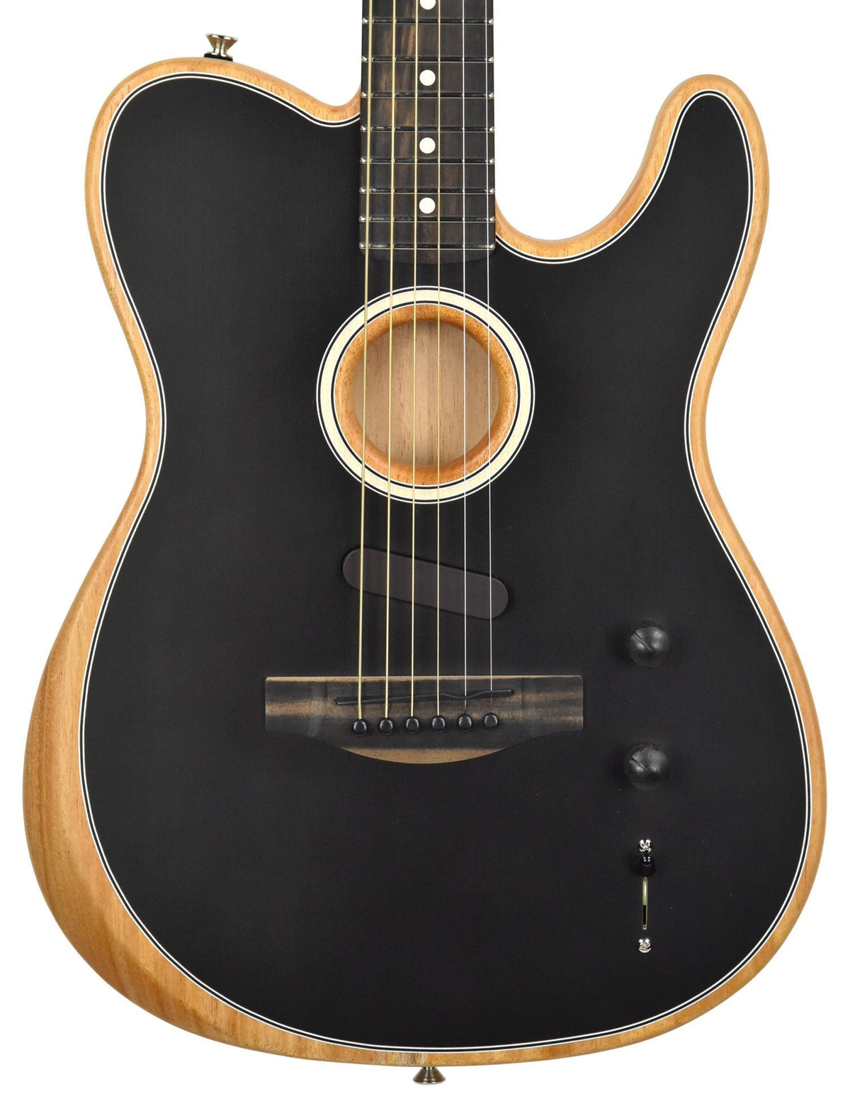 Fender Acoustasonic Telecaster in Black with Gigbag US191202