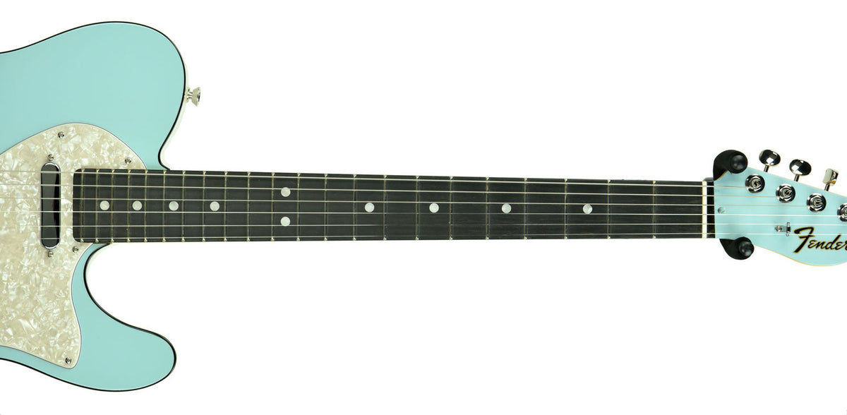 Fender 2019 Limited Edition Two-Tone Telecaster Thinline in Daphne Blue - White US19099876