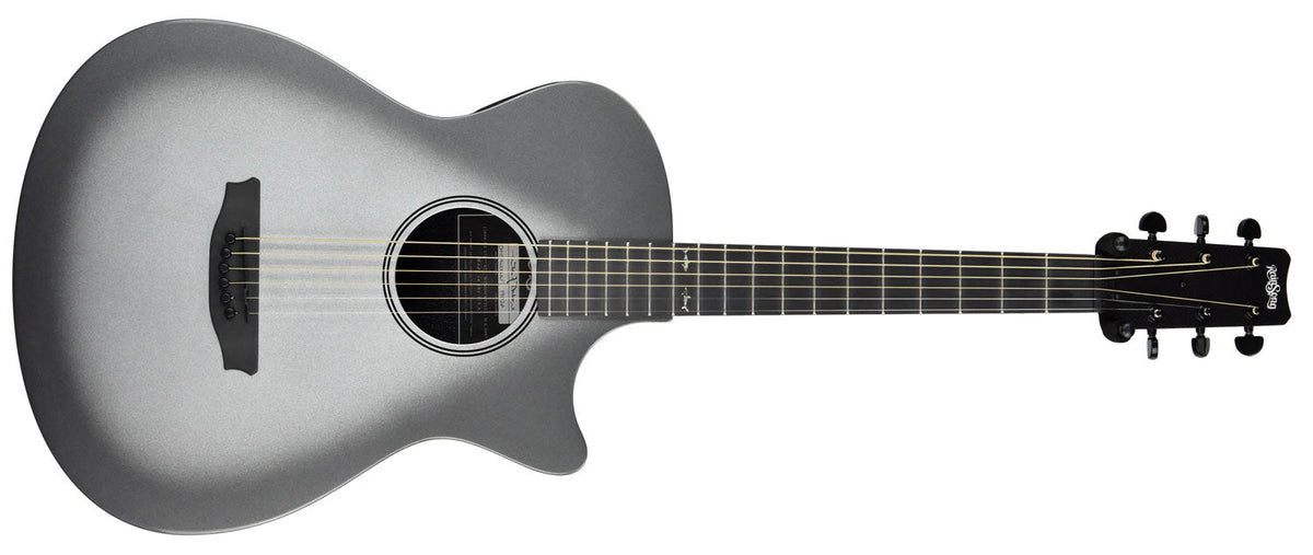 Rainsong CH-OM1000NS Carbon Fiber Acoustic Electric Silver Burst 19020