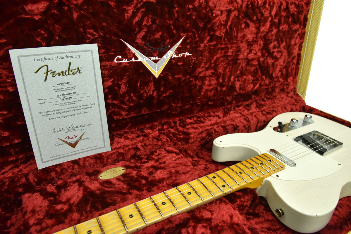 Fender Custom Shop NAMM Special 55 Telecaster Journeyman Relic Aged White Blonde CZ546575