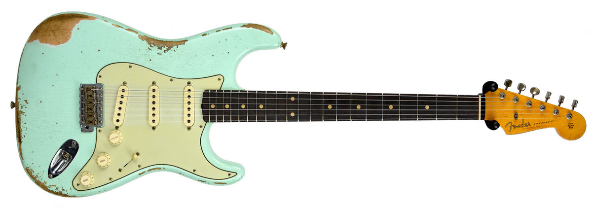 Fender Custom Shop 63 Stratocaster Heavy Relic in Surf Green R96972