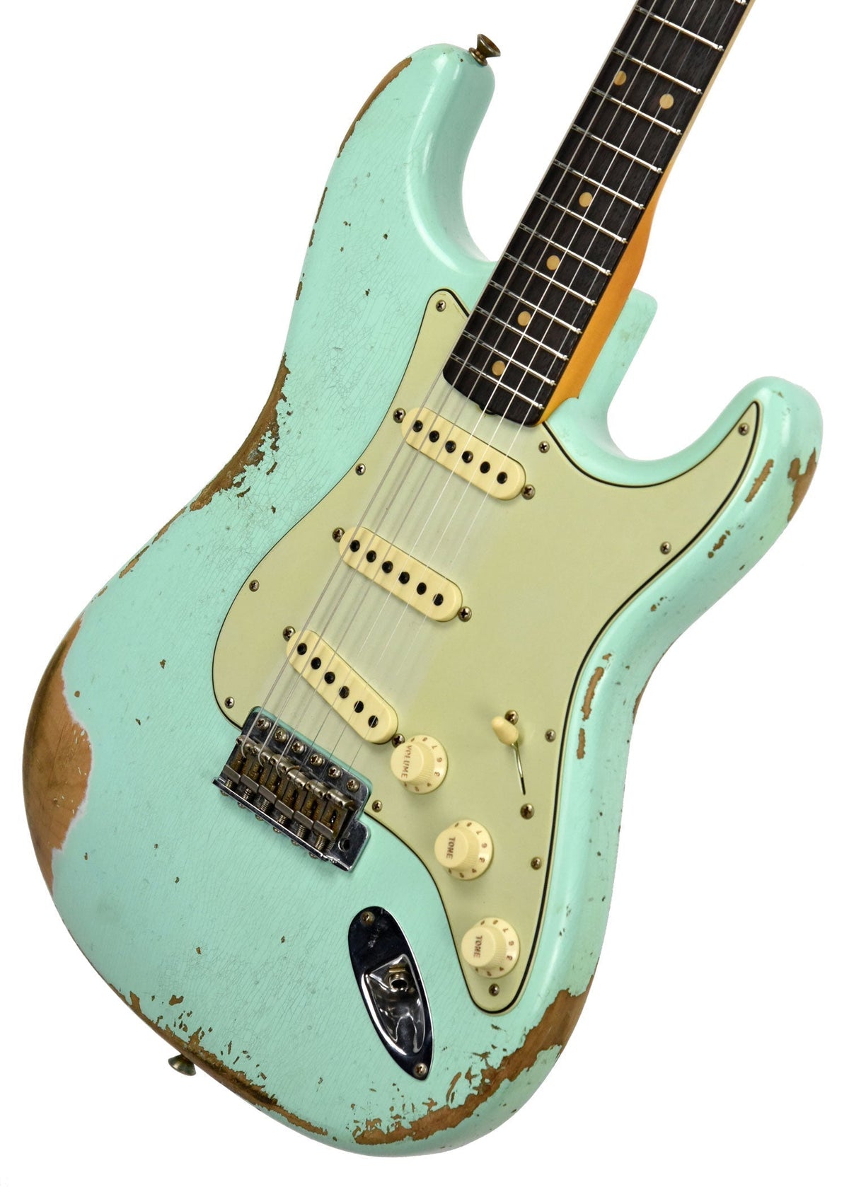 Fender Custom Shop 63 Stratocaster Heavy Relic in Surf Green R96972