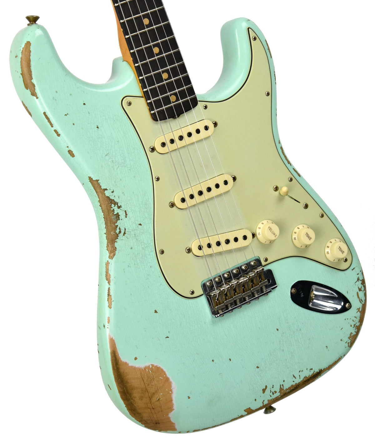 Fender Custom Shop 63 Stratocaster Heavy Relic in Surf Green R96972