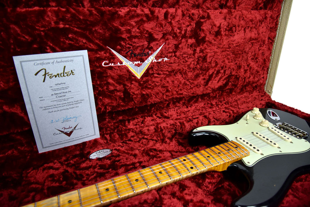 Used Fender Custom Shop 59 Special Stratocaster Relic in Black CZ540297
