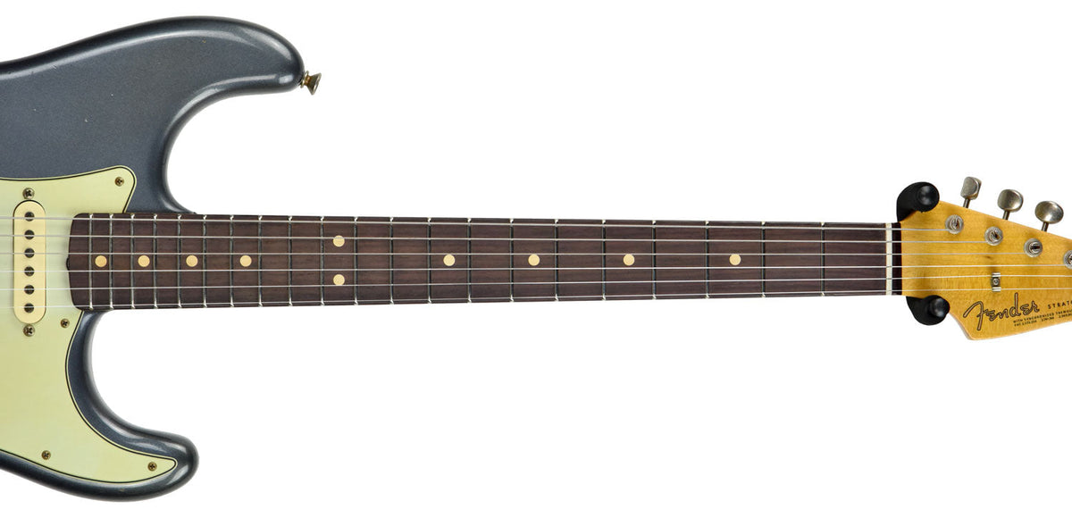 Fender Custom Shop 63 Stratocaster Journeyman Relic Charcoal Frost R98677