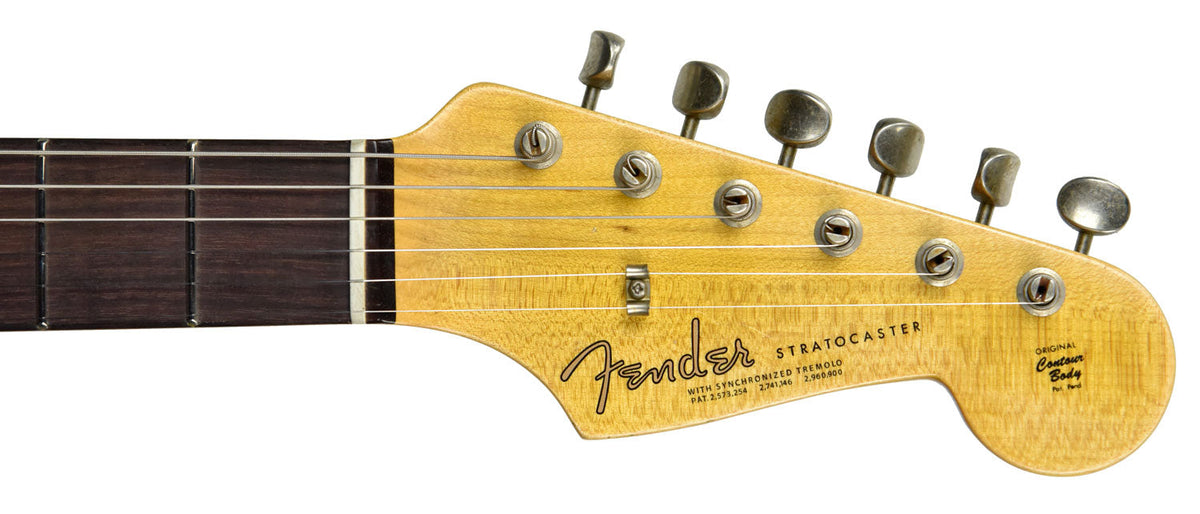 Fender Custom Shop 63 Stratocaster Journeyman Relic Charcoal Frost R98677