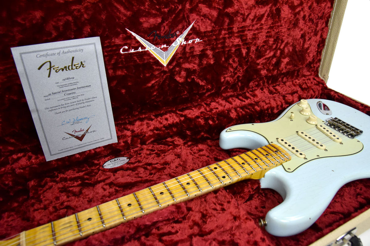 Fender Custom Shop 59 Special Stratocaster Relic Sonic Blue CZ540303
