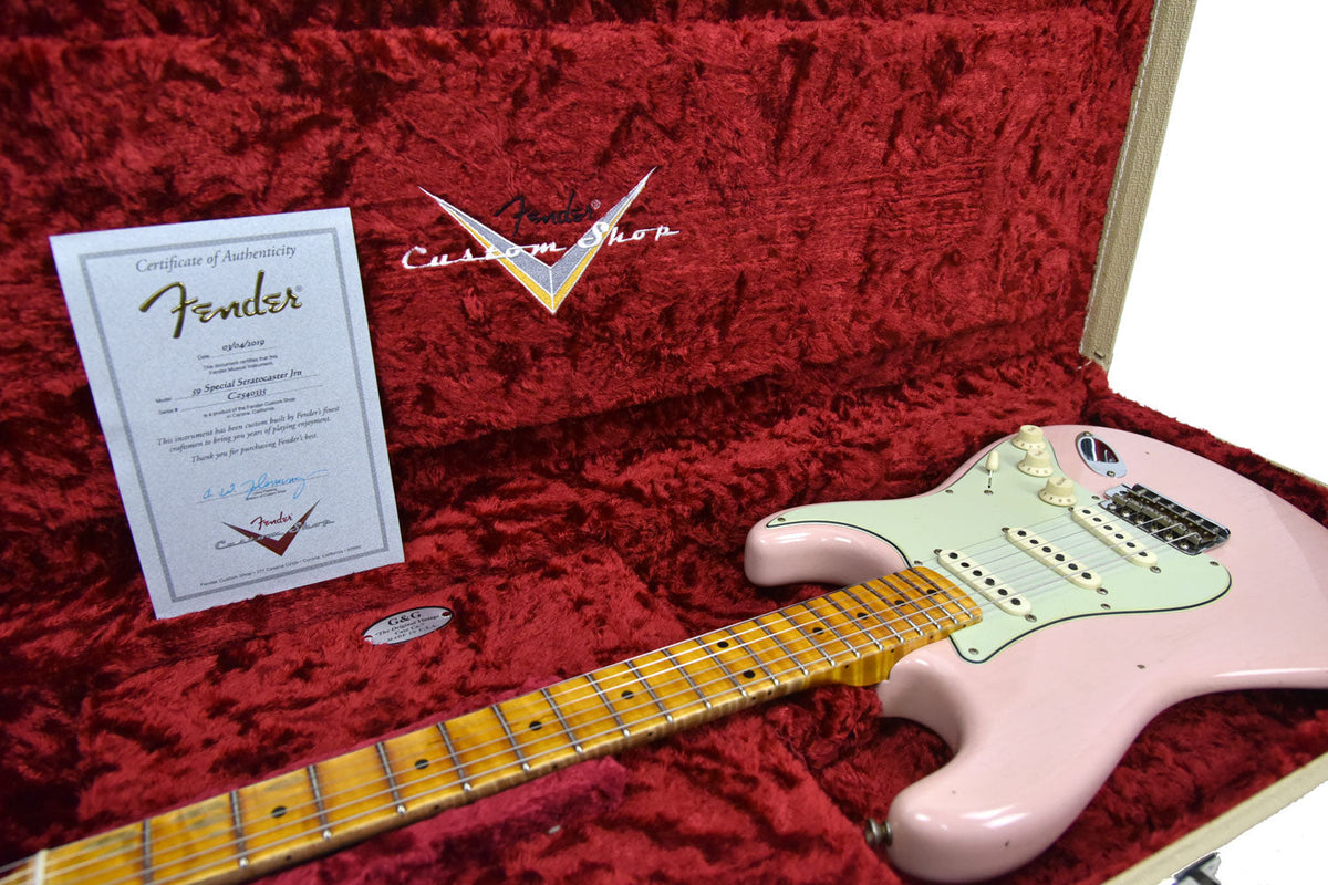 Fender Custom Shop 59 Special Stratocaster Relic Shell Pink CZ540335