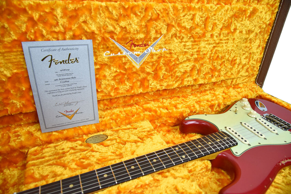 Fender Custom Shop 61 Stratocaster Relic Torino Red CZ538041