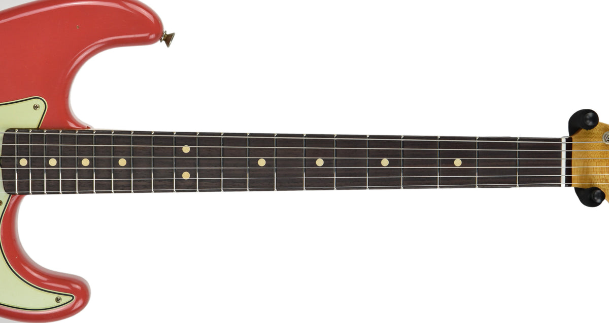 Fender Custom Shop 63 Stratocaster Journeyman Relic Fiesta Red R96941