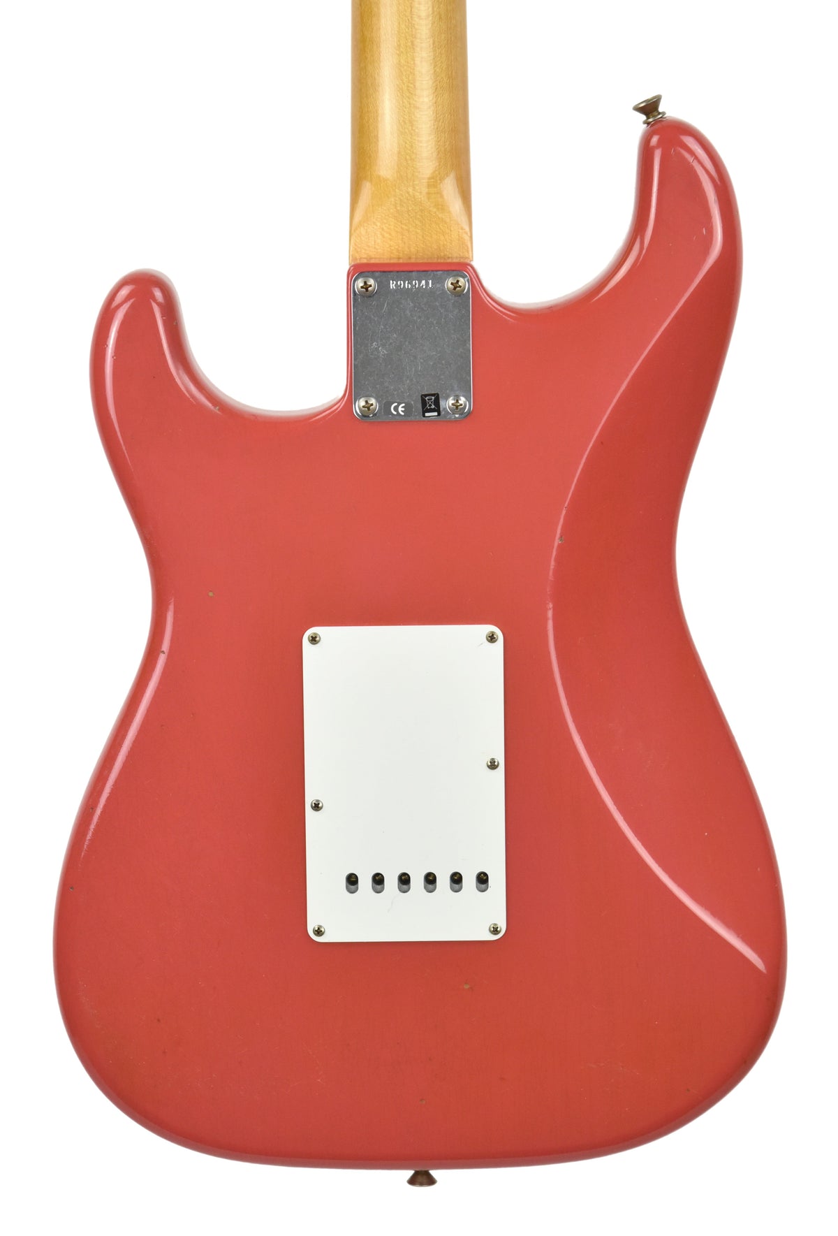 Fender Custom Shop 63 Stratocaster Journeyman Relic Fiesta Red R96941