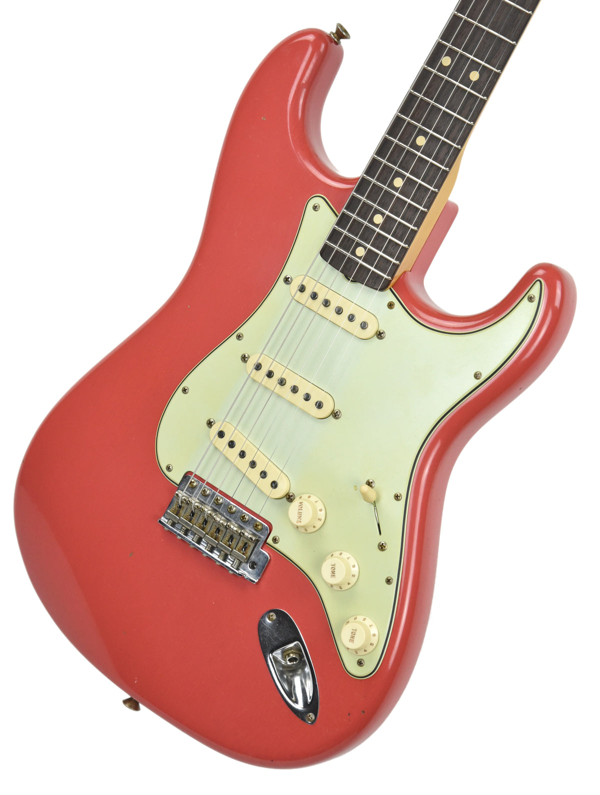 Fender Custom Shop 63 Stratocaster Journeyman Relic Fiesta Red R96941
