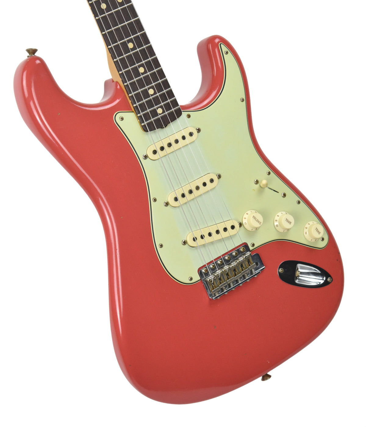 Fender Custom Shop 63 Stratocaster Journeyman Relic Fiesta Red R96941