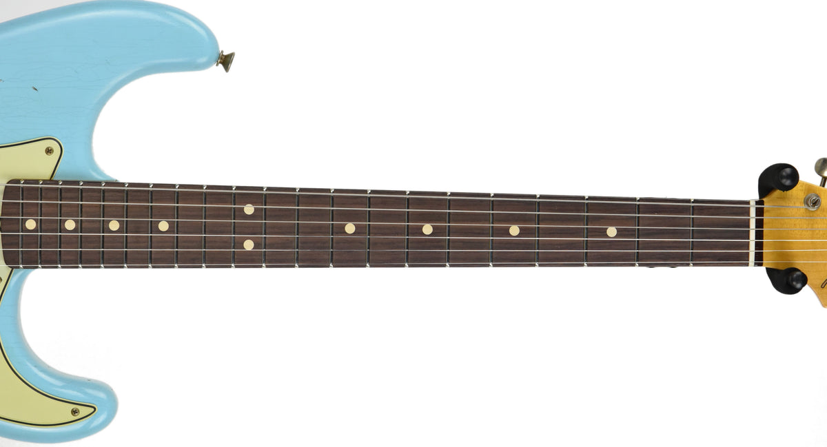 Fender Custom Shop 63 Stratocaster Journeyman Relic Daphe Blue R96660