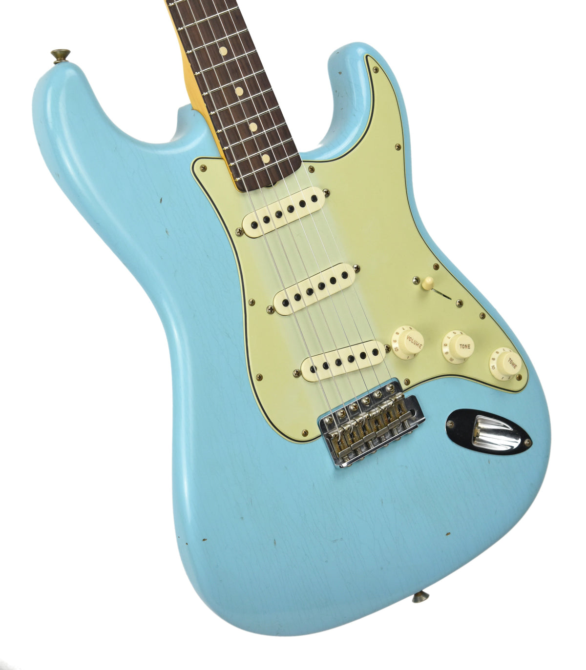 Fender Custom Shop 63 Stratocaster Journeyman Relic Daphe Blue R96660