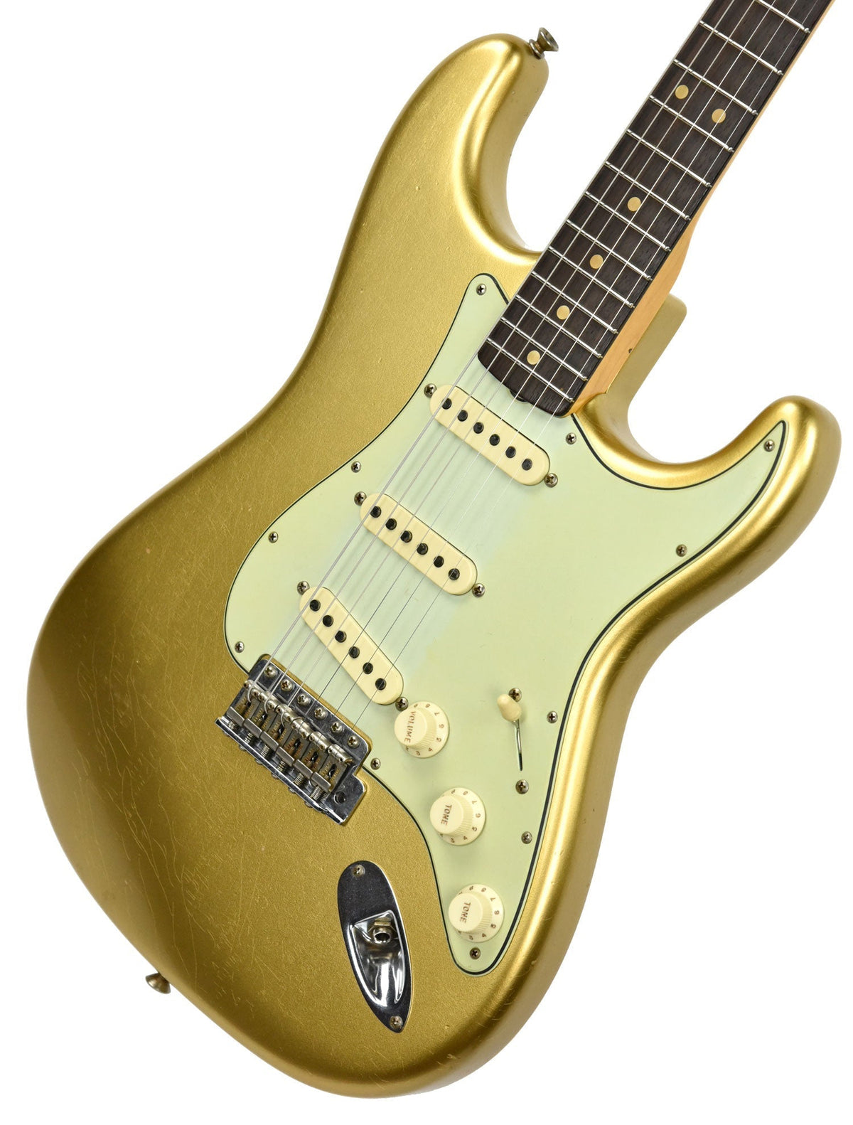 Fender Custom Shop 63 Stratocaster Journeyman Relic Aztec Gold R95464