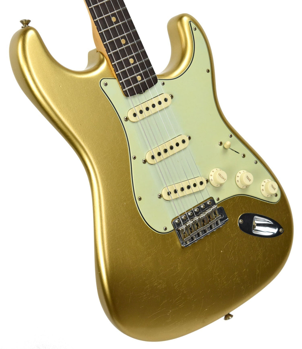 Fender Custom Shop 63 Stratocaster Journeyman Relic Aztec Gold R95464