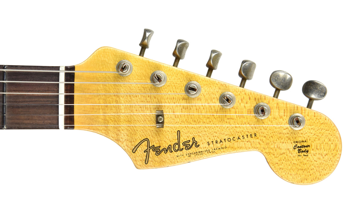 Fender Custom Shop 63 Stratocaster Journeyman Relic Shell Pink R96910
