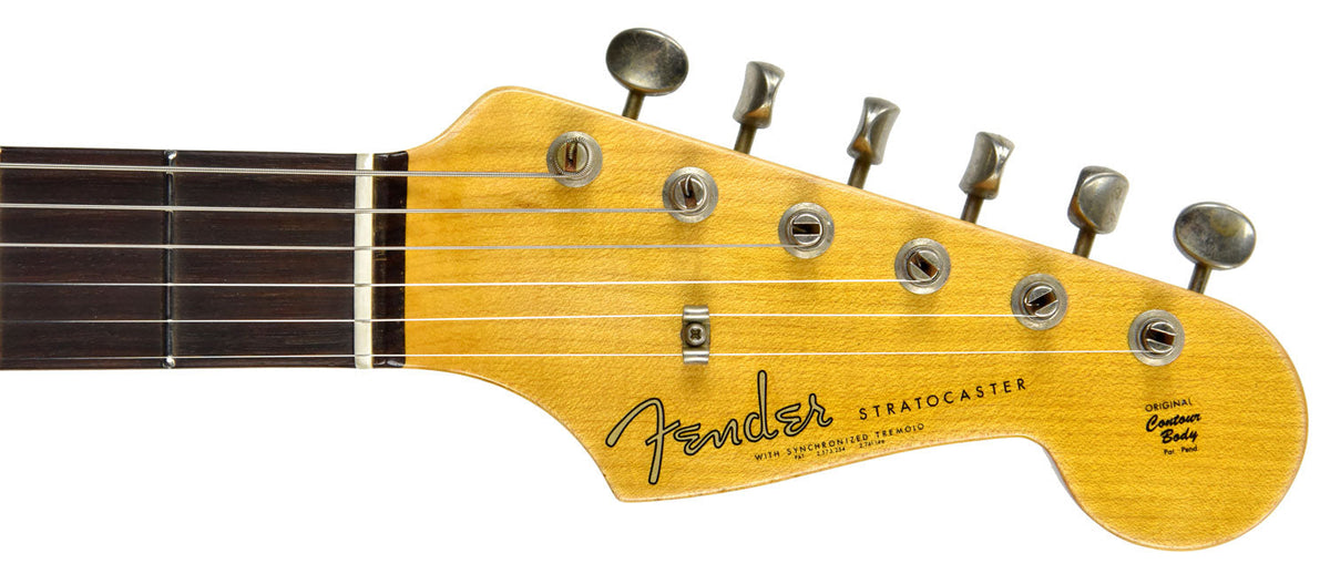 Fender Custom Shop 63 Stratocaster Journeyman Relic Sherwood Green Metallic R95579