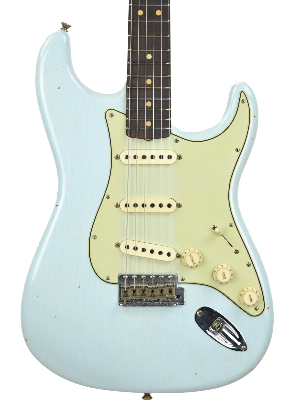 Fender Custom Shop 63 Stratocaster Journeyman Relic Sonic Blue R98660