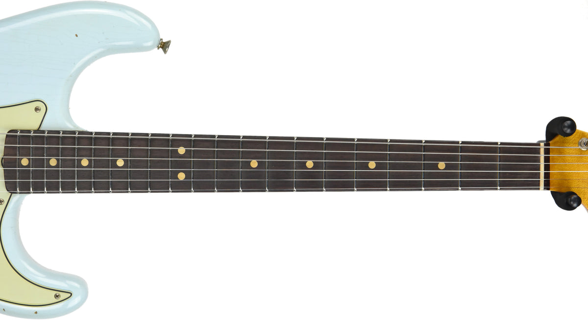 Fender Custom Shop 63 Stratocaster Journeyman Relic Sonic Blue R98660