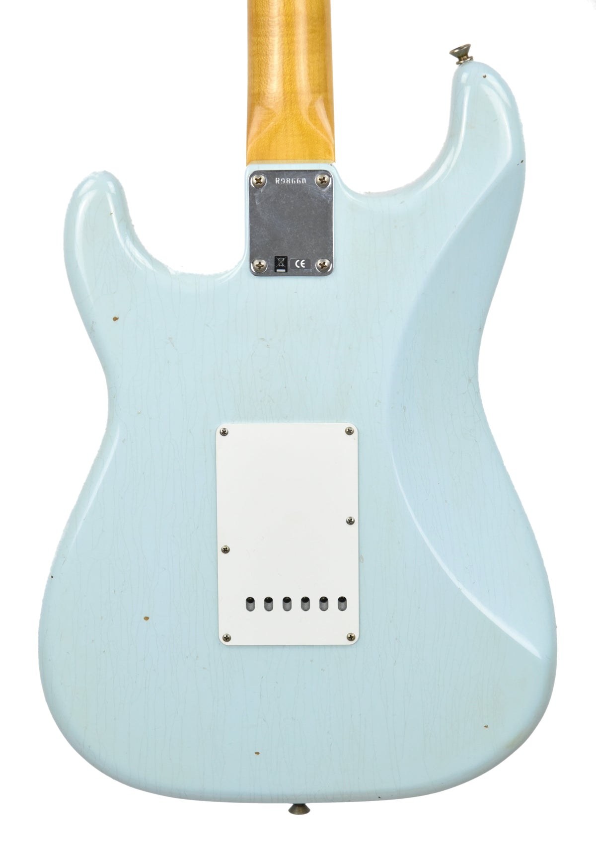 Fender Custom Shop 63 Stratocaster Journeyman Relic Sonic Blue R98660