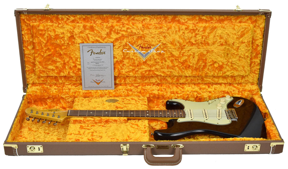Fender Custom Shop 63 Stratocaster Journeyman Relic Black R98156