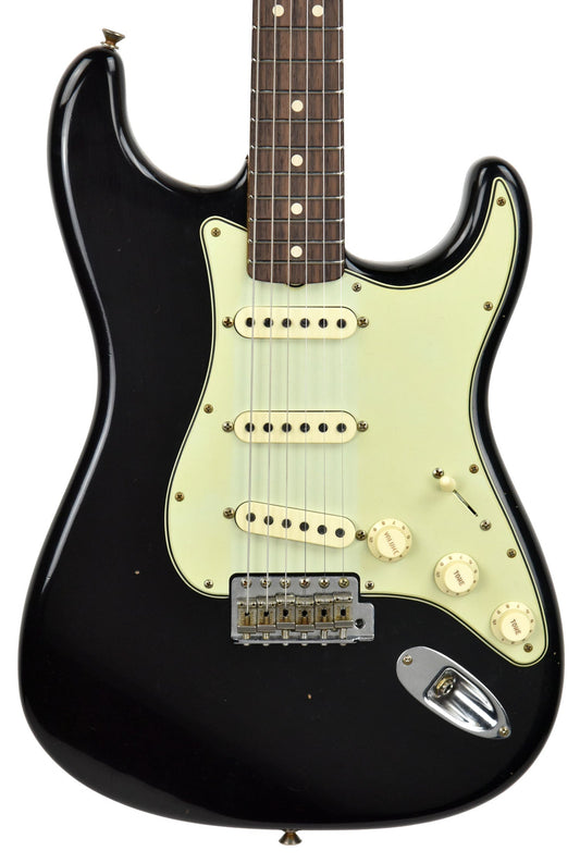 Fender Custom Shop 63 Stratocaster Journeyman Relic Black R98156