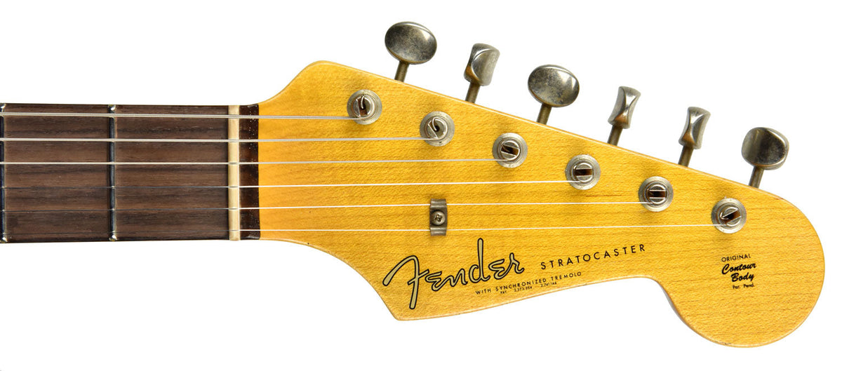 Fender Custom Shop 63 Stratocaster Journeyman Relic Black R98156