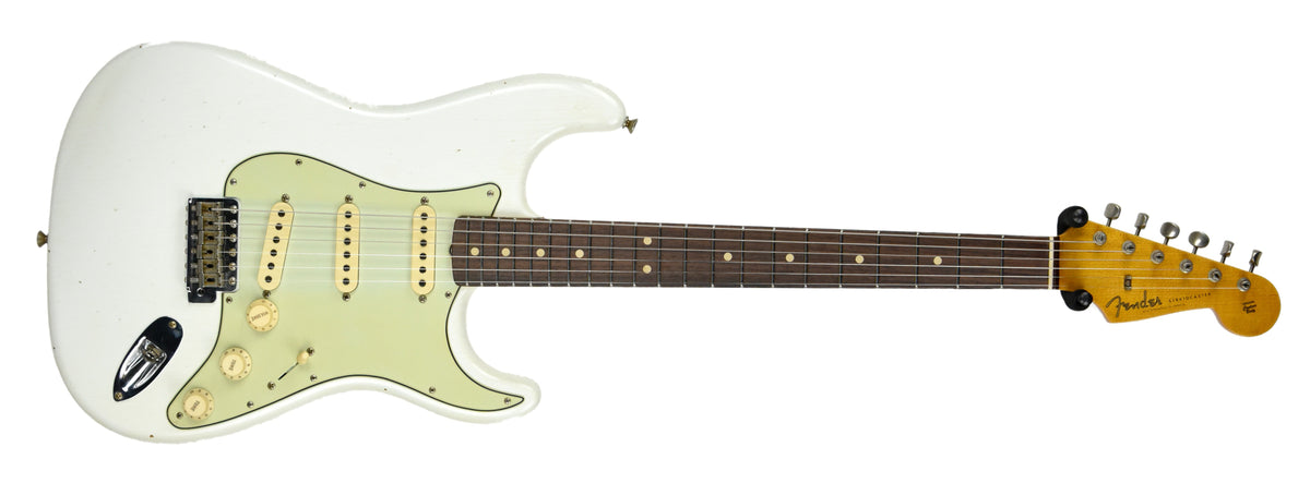 Fender Custom Shop 63 Stratocaster Journeyman Relic Olympic White