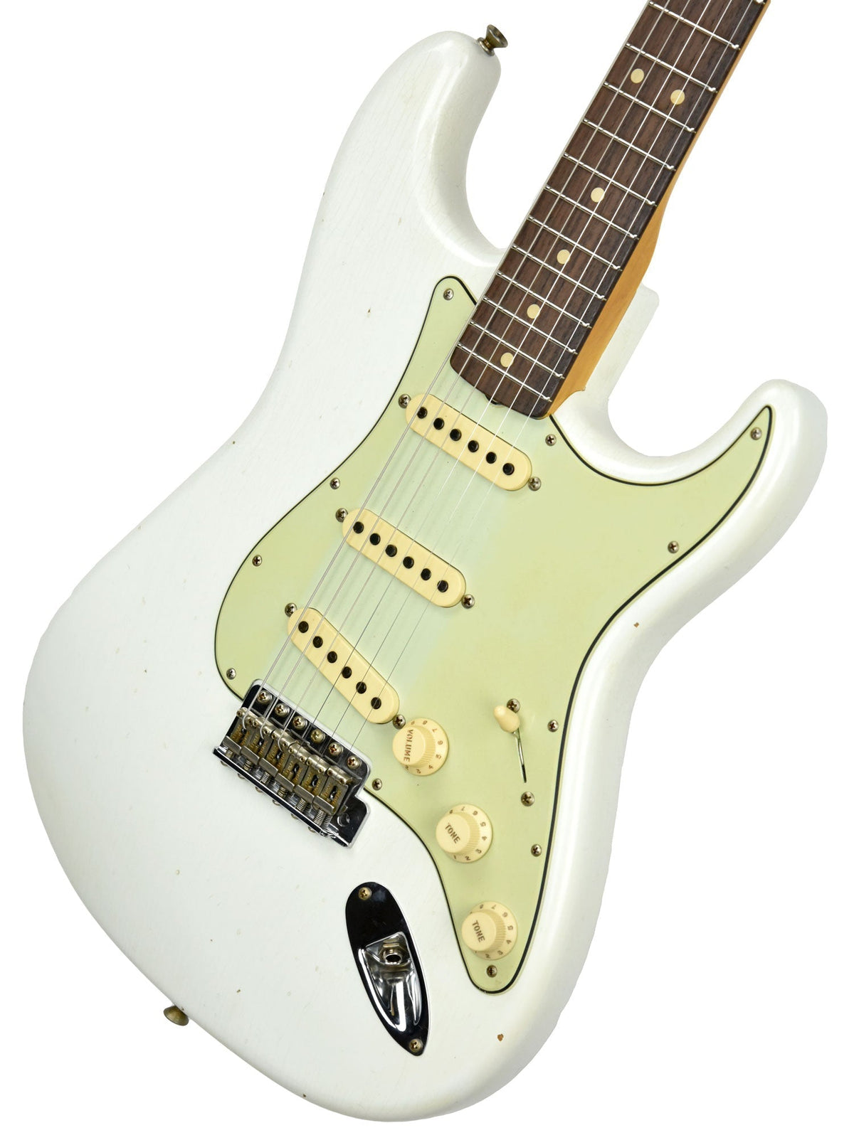 Fender Custom Shop 63 Stratocaster Journeyman Relic Olympic White