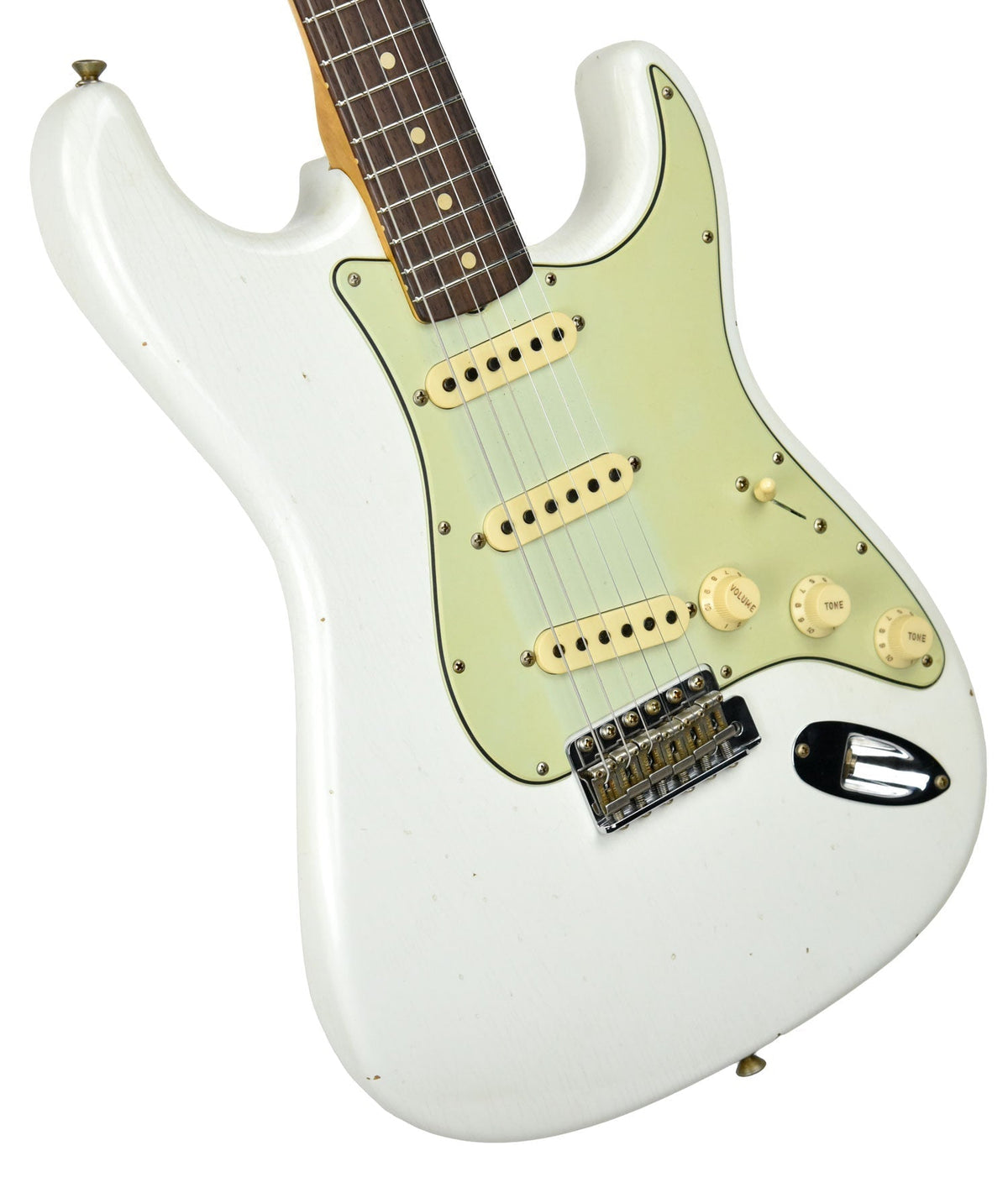 Fender Custom Shop 63 Stratocaster Journeyman Relic Olympic White