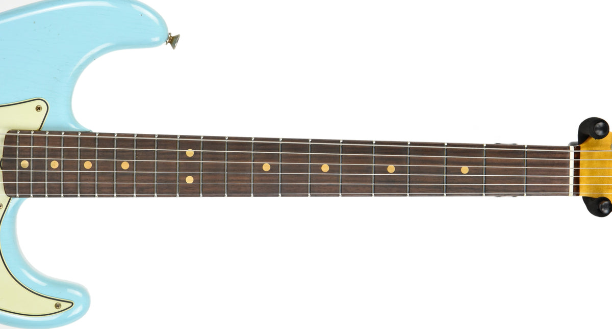 Fender Custom Shop 63 Stratocaster Journeyman Relic Daphne Blue R98833