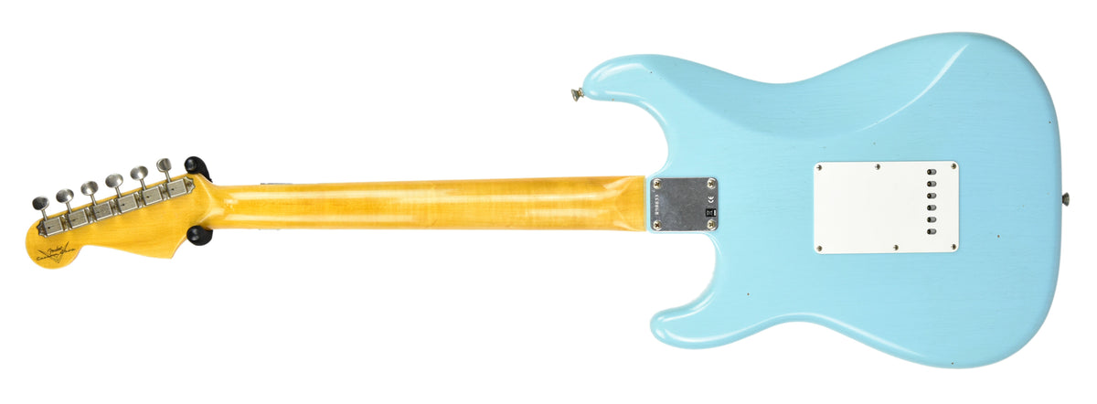 Fender Custom Shop 63 Stratocaster Journeyman Relic Daphne Blue R98833