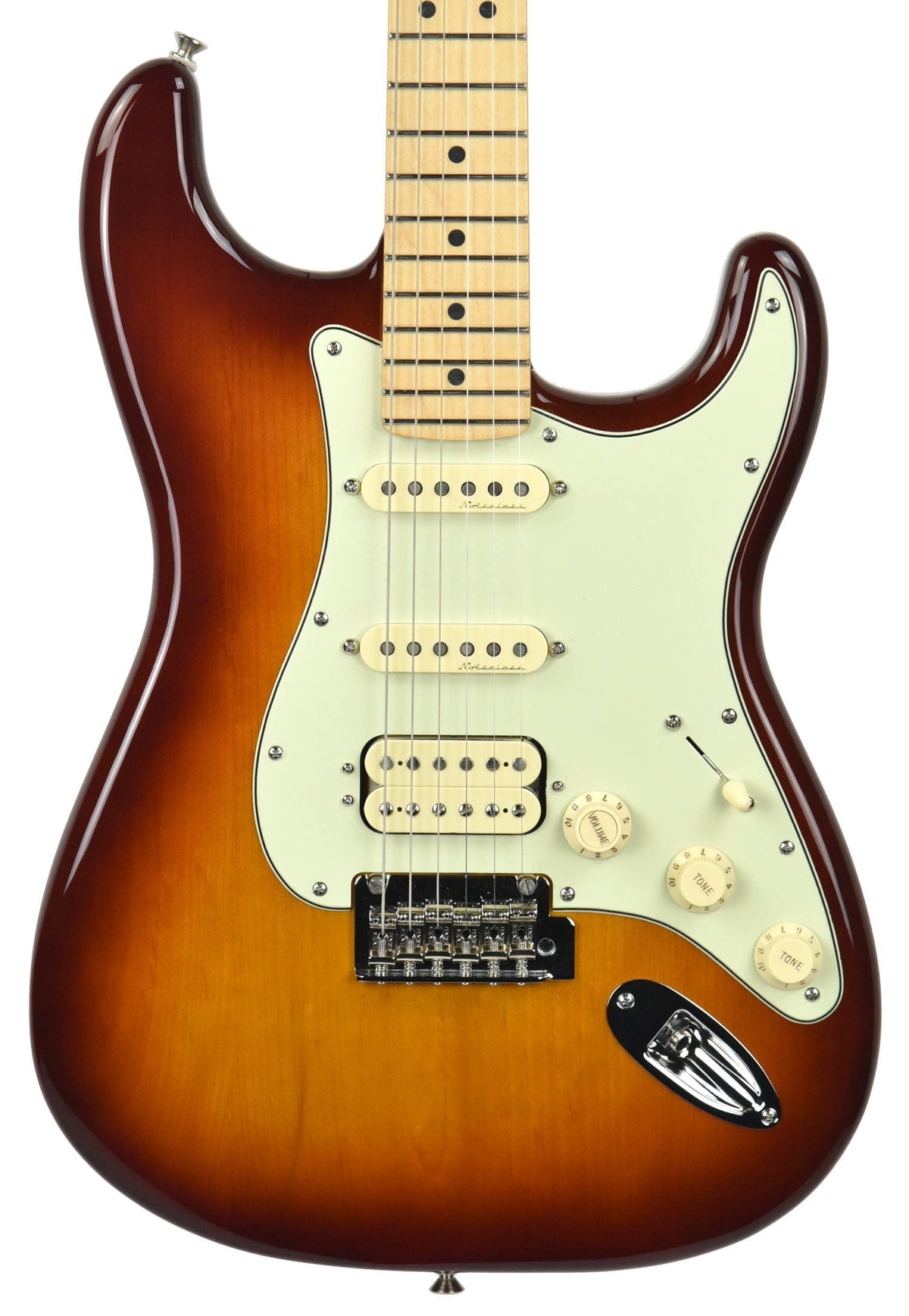 Fender Deluxe Series Stratocaster HSS in Tobacco Burst MX18212446