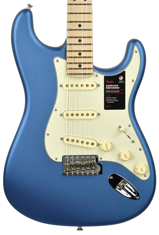 Fender American Performer Stratocaster Satin Lake Placid Blue