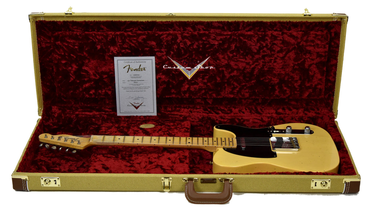 USED Fender Custom Shop 52 Telecaster Journeyman Relic Nocaster Blonde