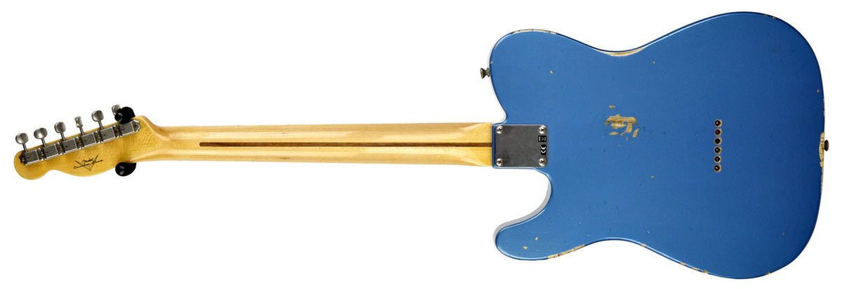 Used Fender Custom Shop 50s Tele Relic 1 Piece Ash in Lake Placid Blue R96386