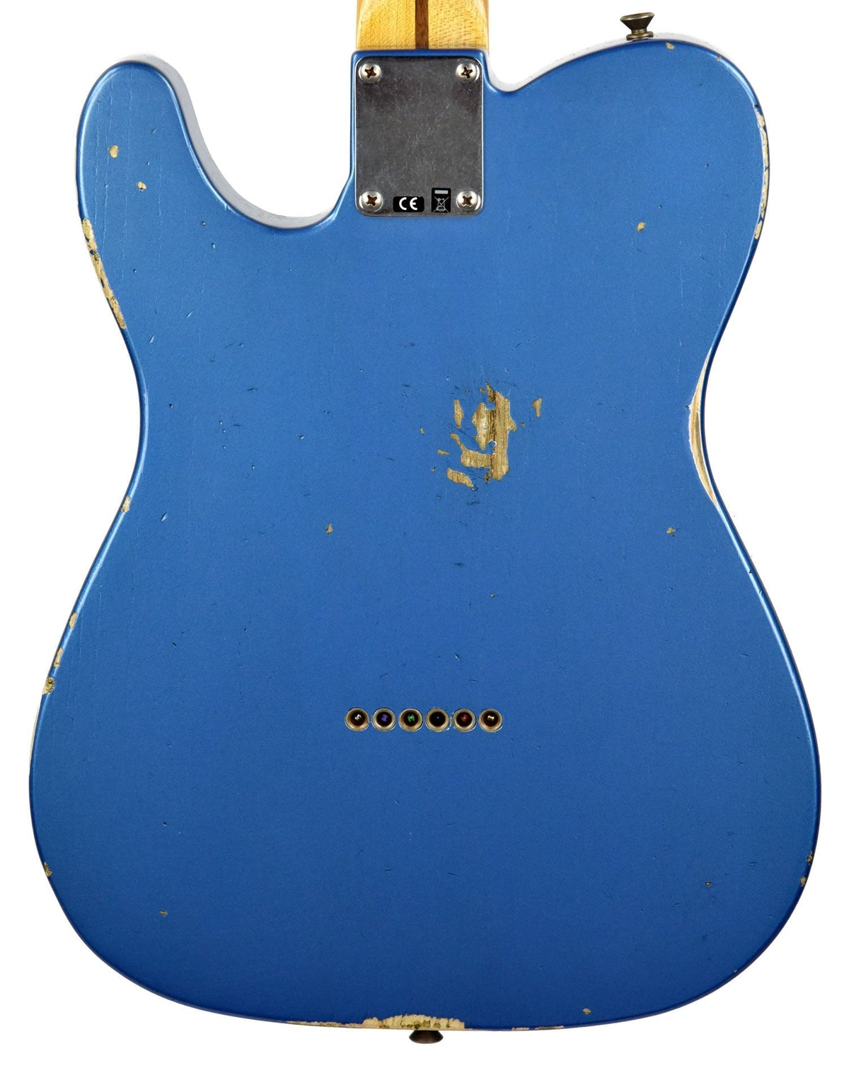 Used Fender Custom Shop 50s Tele Relic 1 Piece Ash in Lake Placid Blue R96386