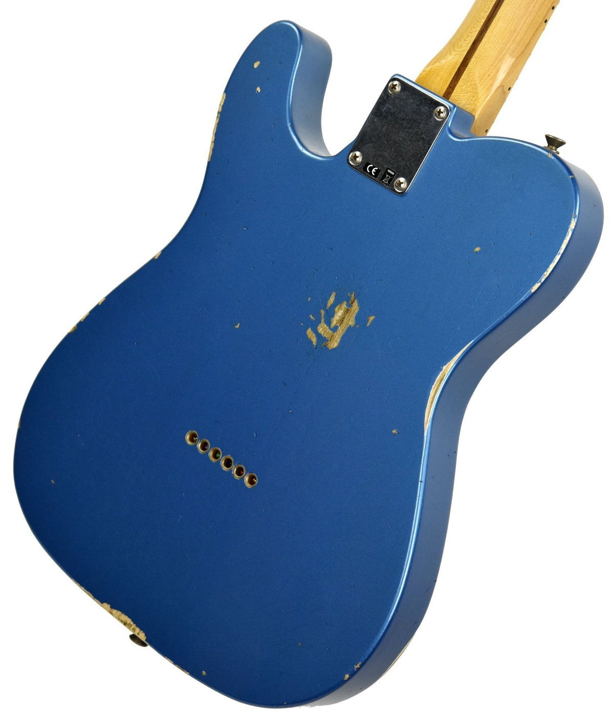 Used Fender Custom Shop 50s Tele Relic 1 Piece Ash in Lake Placid Blue R96386