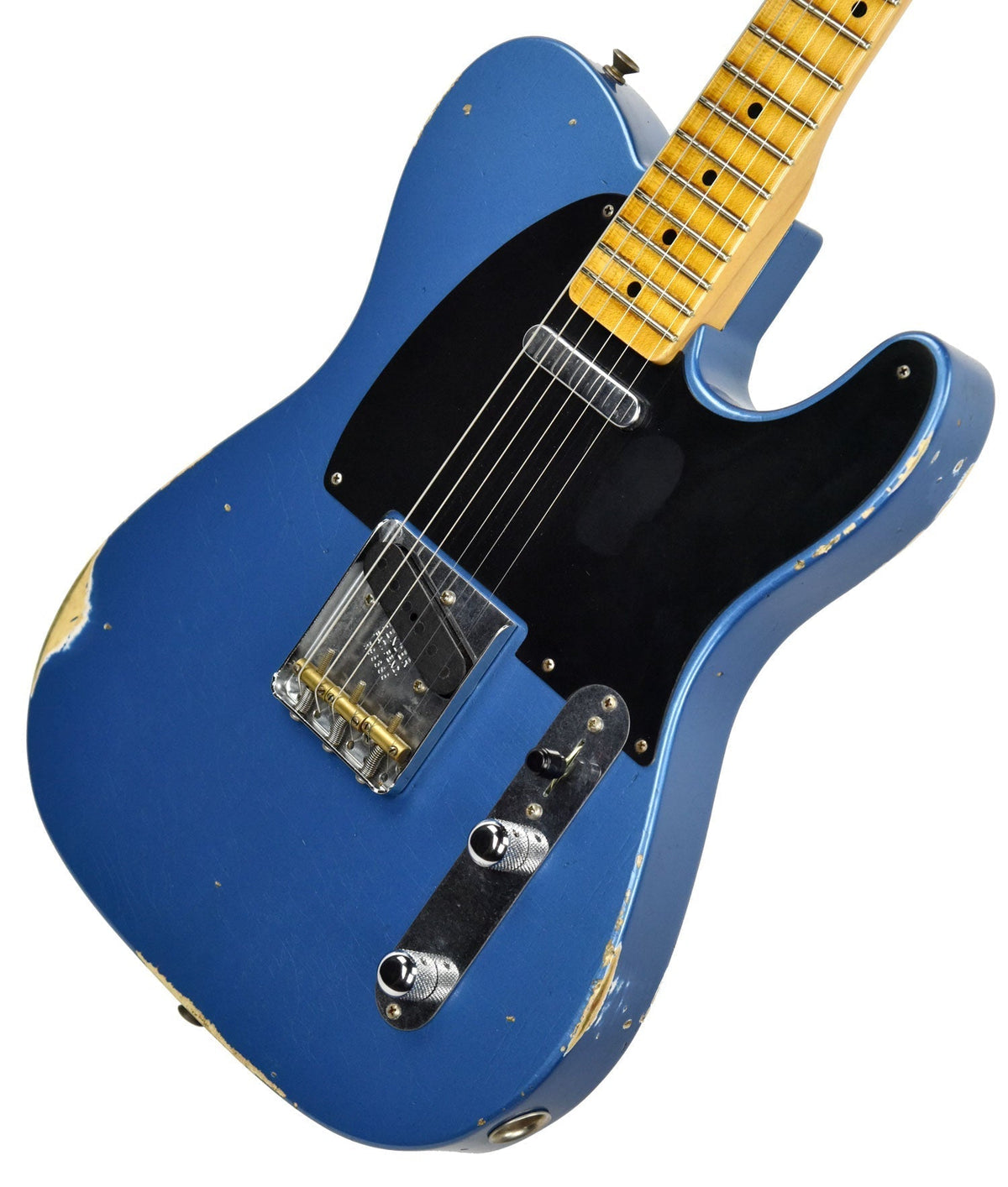 Used Fender Custom Shop 50s Tele Relic 1 Piece Ash in Lake Placid Blue R96386