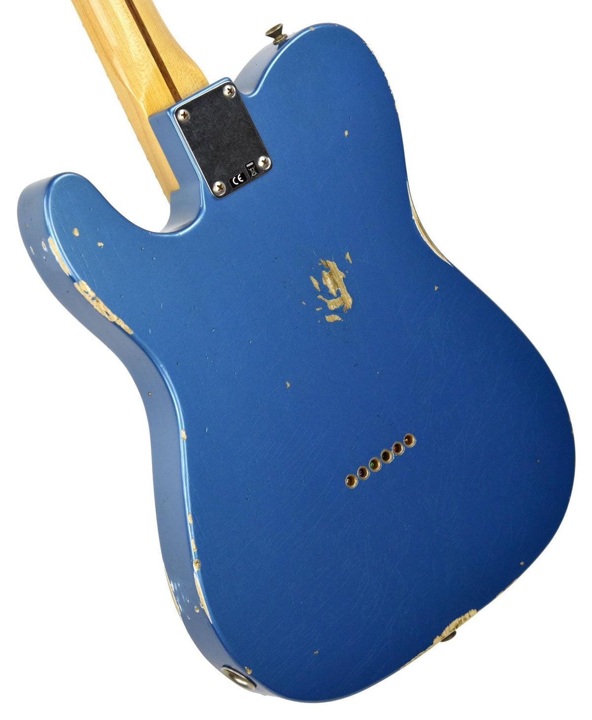 Used Fender Custom Shop 50s Tele Relic 1 Piece Ash in Lake Placid Blue R96386